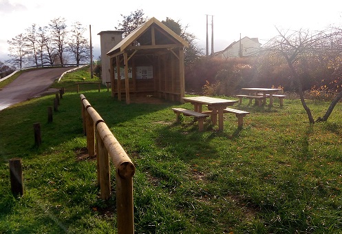 Aire de repos de la Véloroute Voie Verte